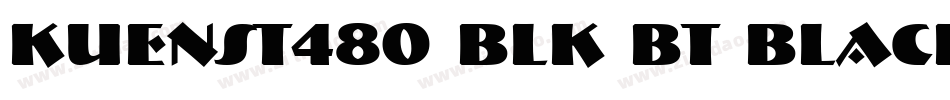 Kuenst480 Blk BT Black字体转换